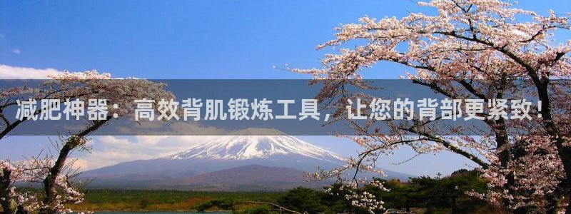 哈哈体育平台注册要钱吗：减肥神器：高效背肌锻炼工具，